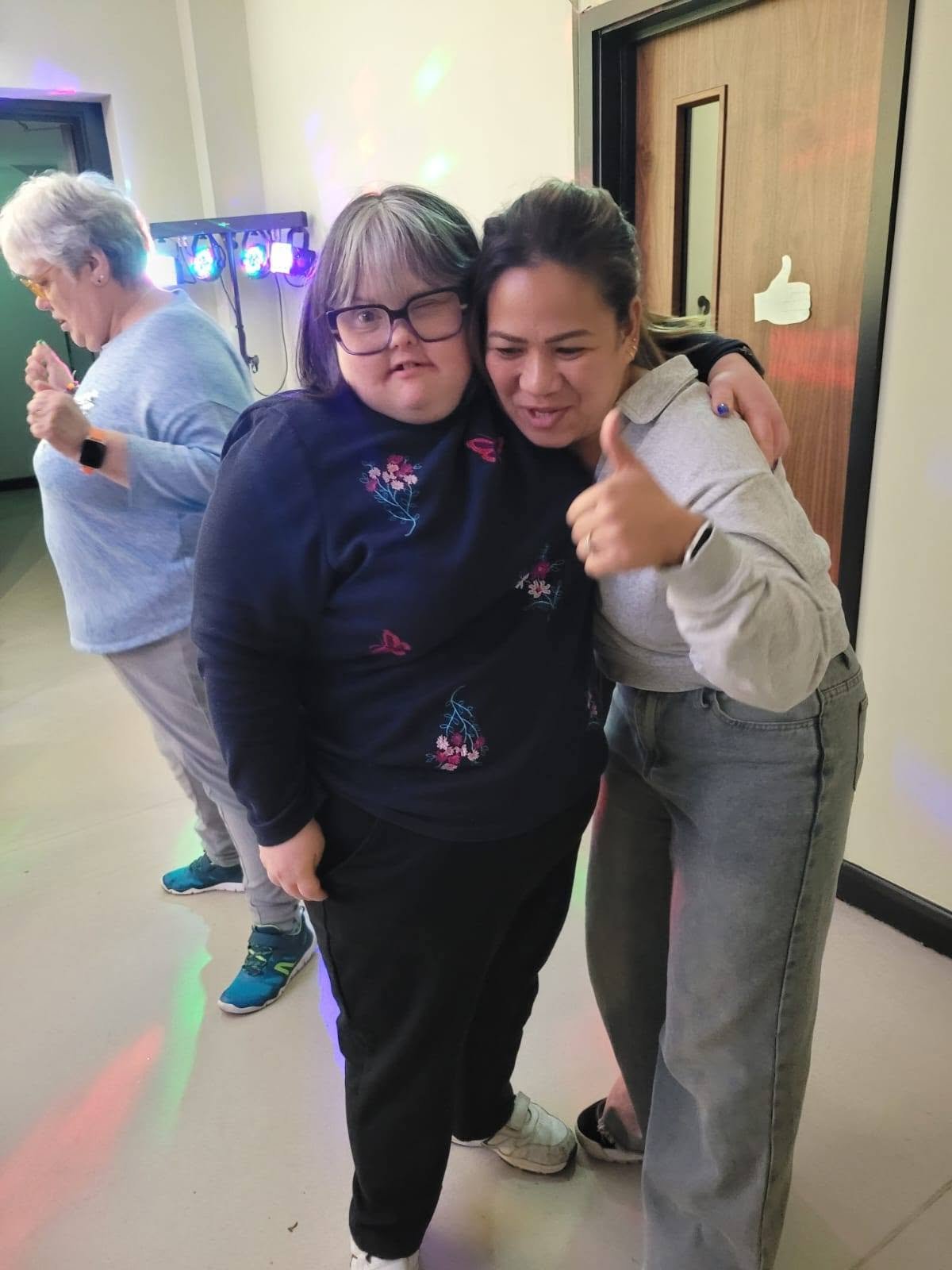 dancing with staff